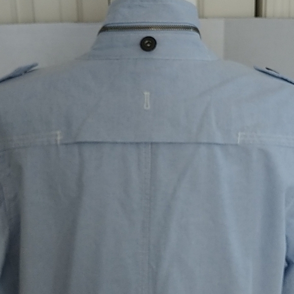 21Men Los Angeles light blue Shirt/Jacket Sz  SP - Picture 4 of 12